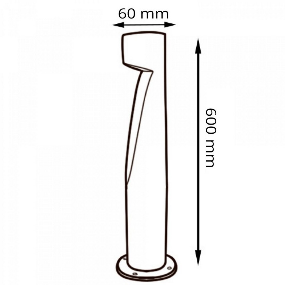 Lampioncino Led Neko 10W Nero 60cm IP65 CCT temperatura colore regolabile iSG Lighting - Foto 1