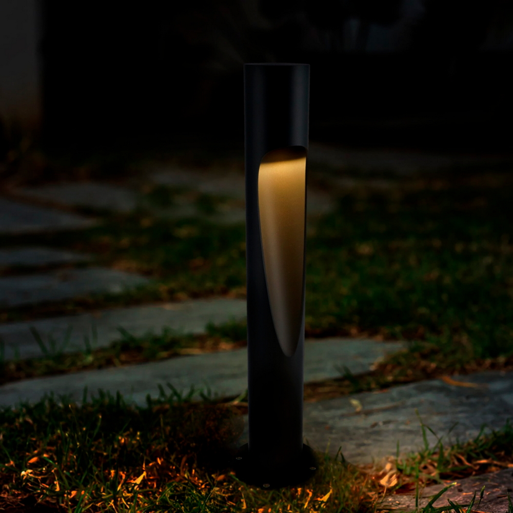 Lampioncino Led Neko 10W Nero 80cm IP65 CCT temperatura colore regolabile iSG Lighting - Foto 2