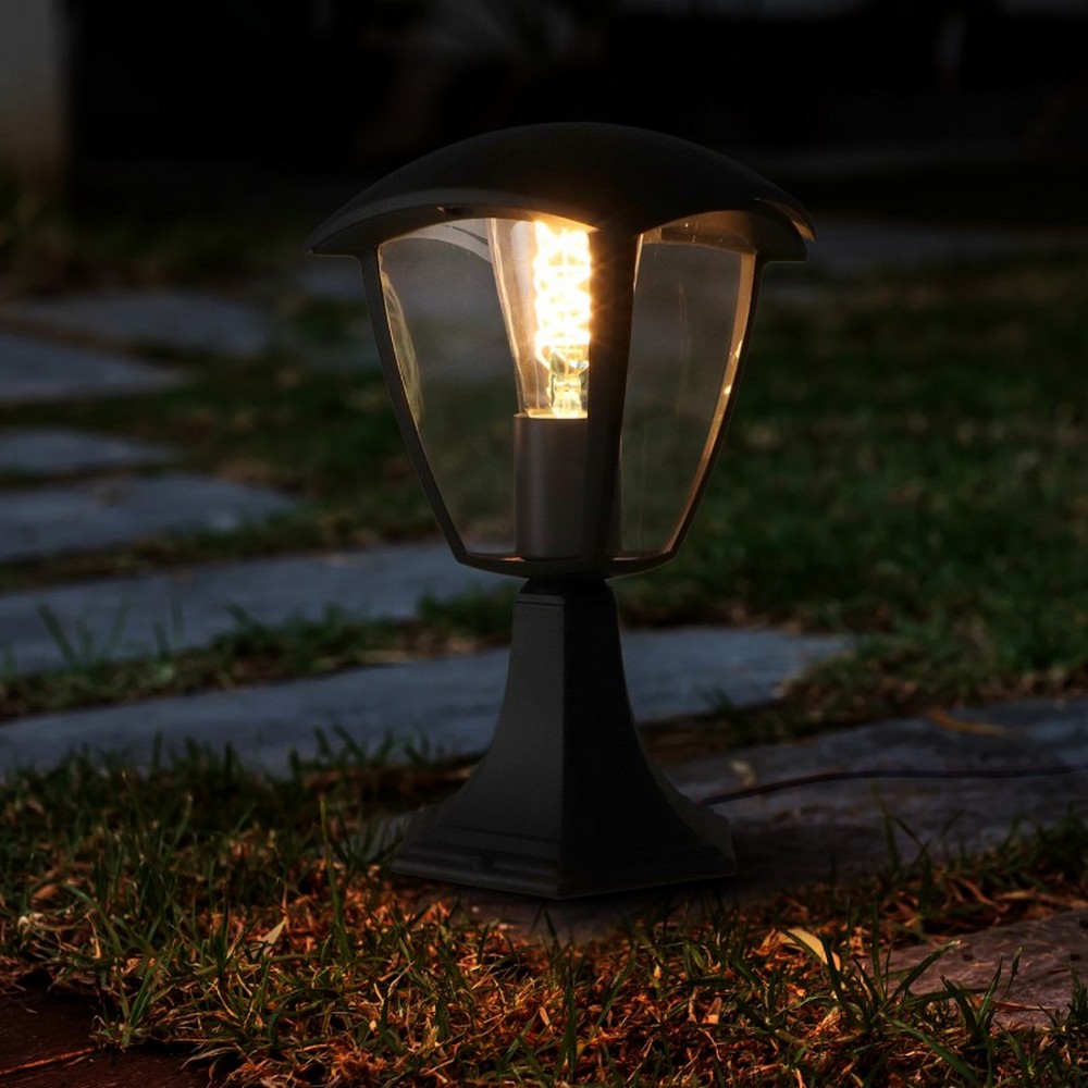 Lampioncino Led Ronse Nero 28cm IP44 1 x E27 M LEDME - Foto 2