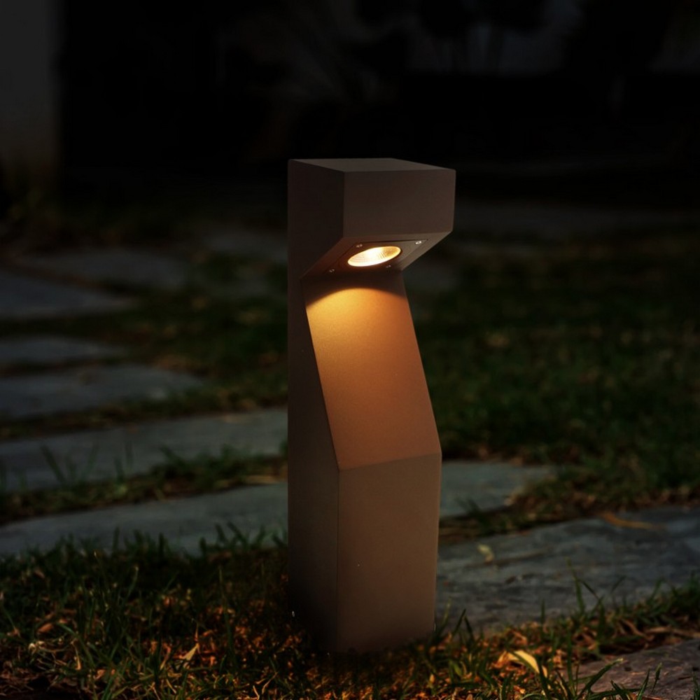 Lampioncino Led Teba 10W Marrone ruggine 60cm IP65 CCT temperatura colore regolabile iSG Lighting - Foto 2