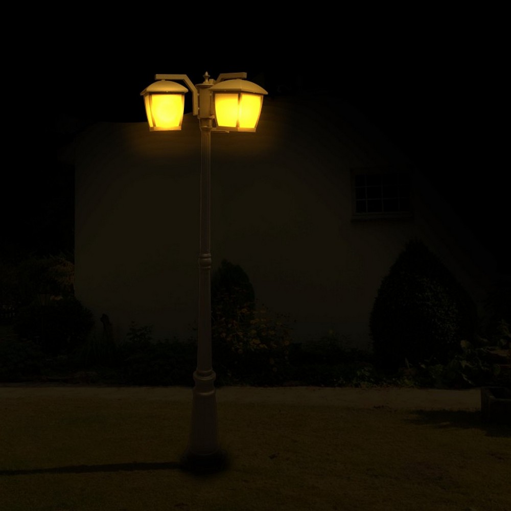 Lampione Led House Plus Nero 2 metri IP44 1 x E27 M LEDME - Foto 2