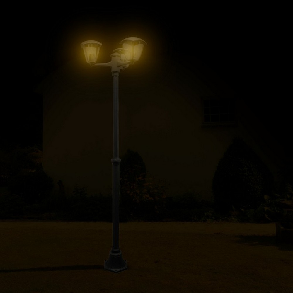 Lampione Led Ronse Nero 2 metri IP44 1 x E27 M LEDME - Foto 2