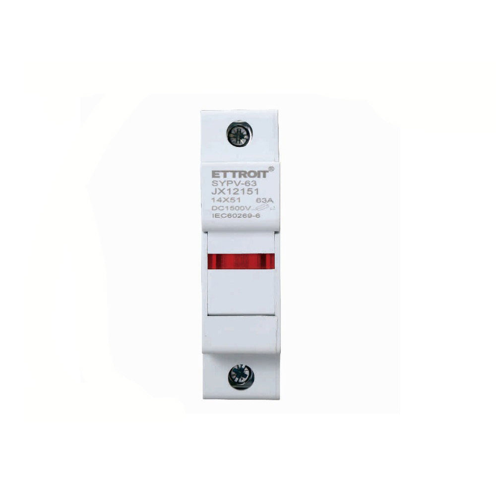Portafusibile per impianti elettrici modulare DIN supporto per fusibile cilindrico 1P base RT18-63 Ettroit - Foto 1