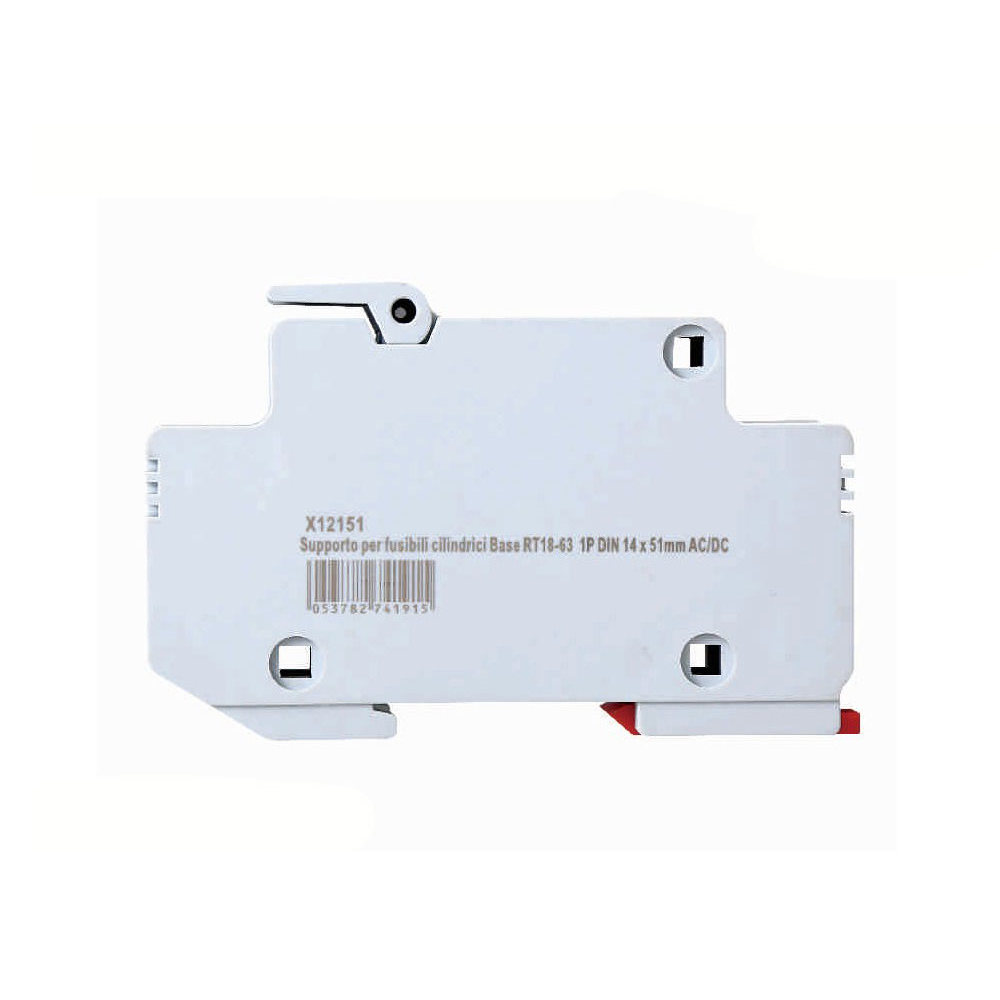 Portafusibile per impianti elettrici modulare DIN supporto per fusibile cilindrico 1P base RT18-63 Ettroit - Foto 2