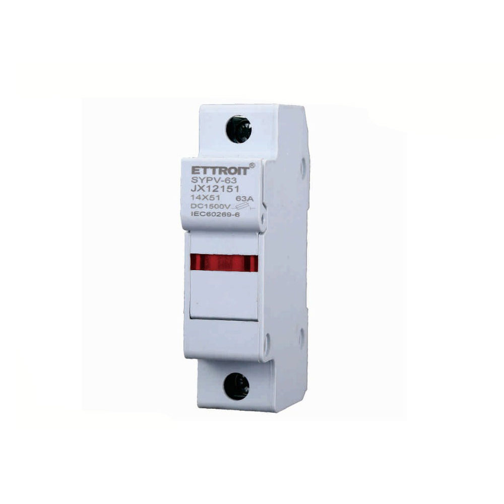 Foto principale Portafusibile per impianti elettrici modulare DIN supporto per fusibile cilindrico 1P base RT18-63 Ettroit