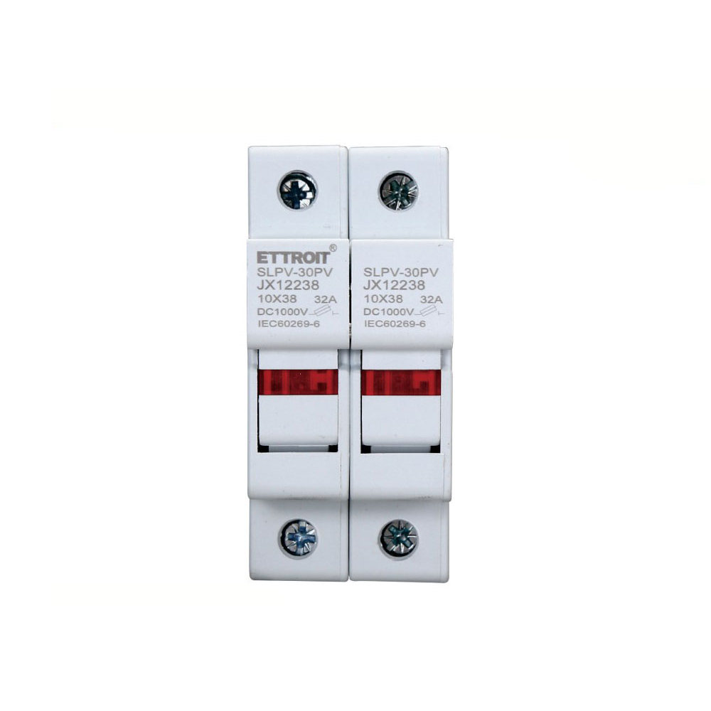 Portafusibile per impianti elettrici modulare DIN supporto per fusibile cilindrico 2P base RT18-32 Ettroit - Foto 1