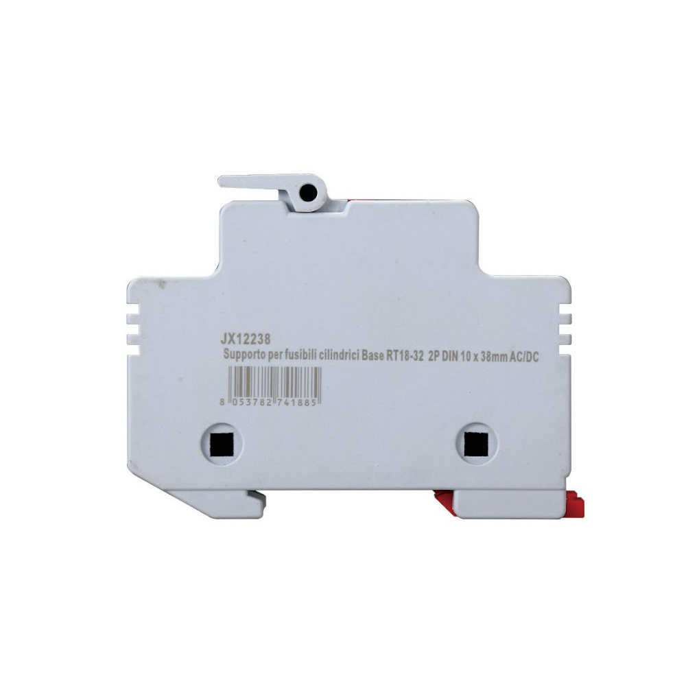 Portafusibile per impianti elettrici modulare DIN supporto per fusibile cilindrico 2P base RT18-32 Ettroit - Foto 2