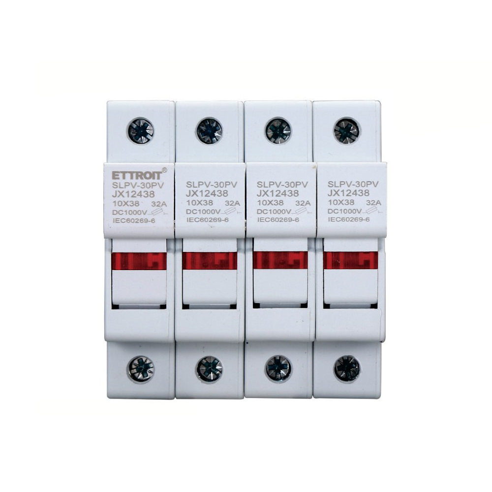Portafusibile per impianti elettrici modulare DIN supporto per fusibile cilindrico 4P base RT18-32 Ettroit - Foto 1