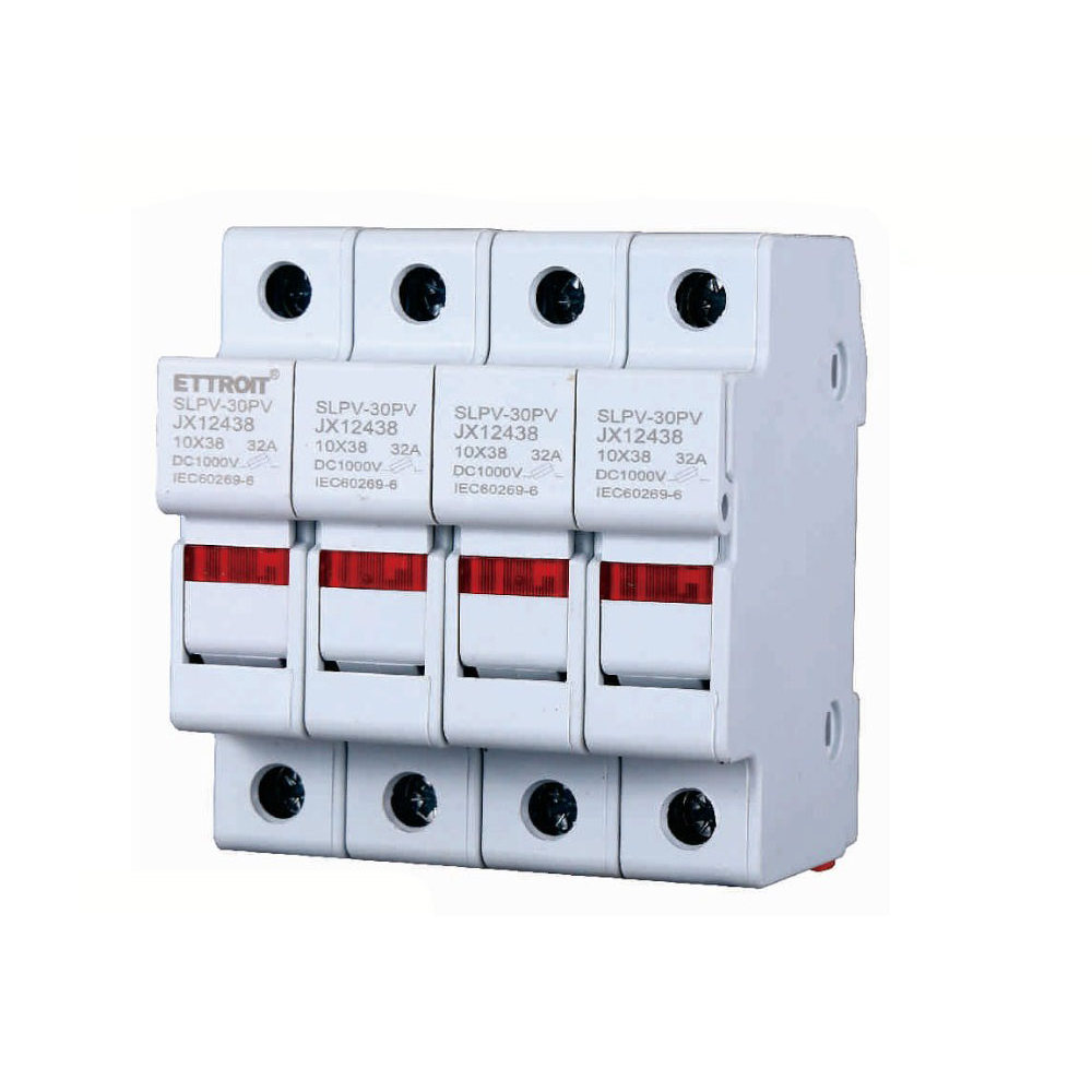 Foto principale Portafusibile per impianti elettrici modulare DIN supporto per fusibile cilindrico 4P base RT18-32 Ettroit