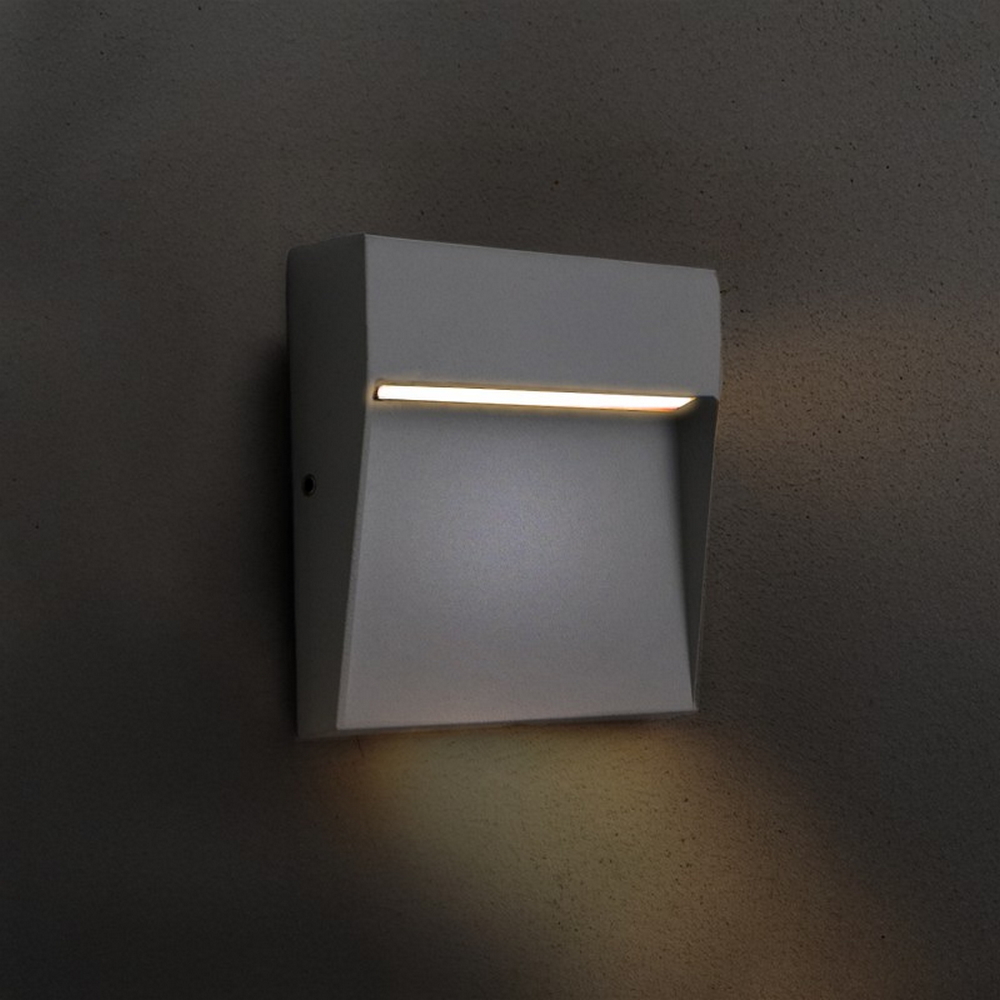 Segnapasso Led Plum 3W Bianco a superfice Quadrato IP54 CCT temperatura colore regolabile iSG Lighting - Foto 3