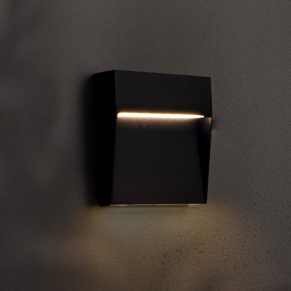 Segnapasso Led Plum 3W Grigio a superfice Quadrato IP54 CCT temperatura colore regolabile iSG Lighting - Foto 3
