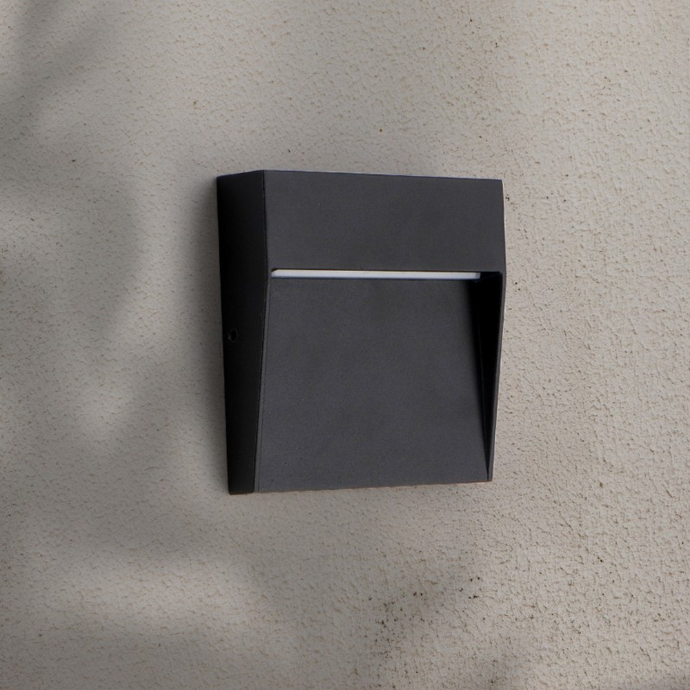 Segnapasso Led Plum 3W Nero a superfice Quadrato IP54 CCT temperatura colore regolabile iSG Lighting - Foto 2