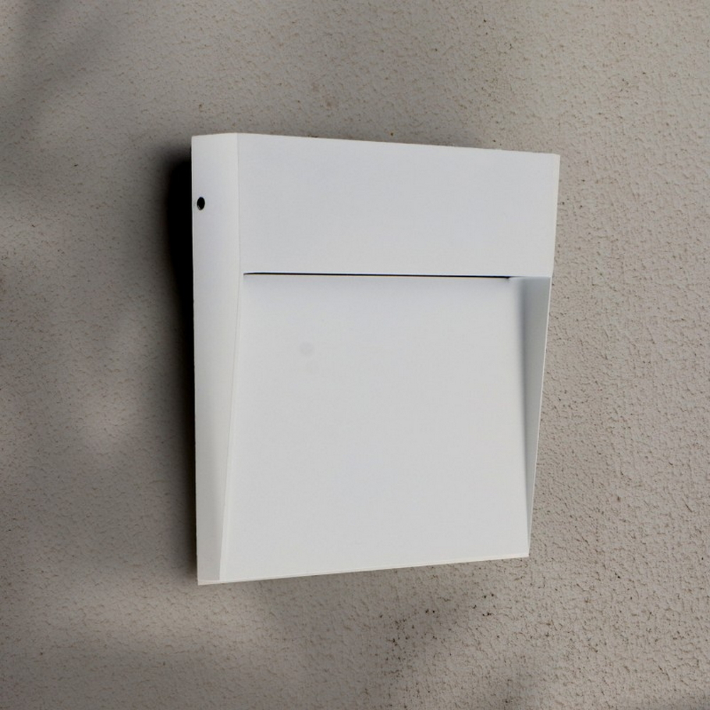 Segnapasso Led Plum 6W Bianco a superfice Quadrato IP54 CCT temperatura colore regolabile iSG Lighting - Foto 2