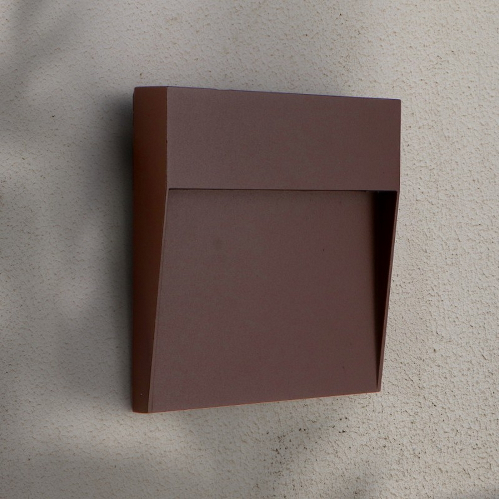 Segnapasso Led Plum 6W Marrone ruggine a superfice Rotondo IP54 CCT temperatura colore regolabile iSG Lighting - Foto 2