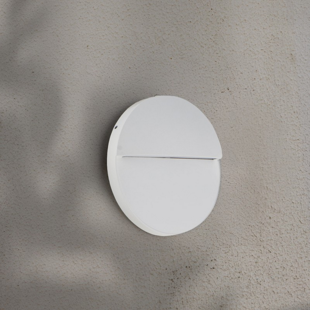 Segnapasso Led Tech 3W Bianco a superfice Rotondo IP54 CCT temperatura colore regolabile iSG Lighting - Foto 2