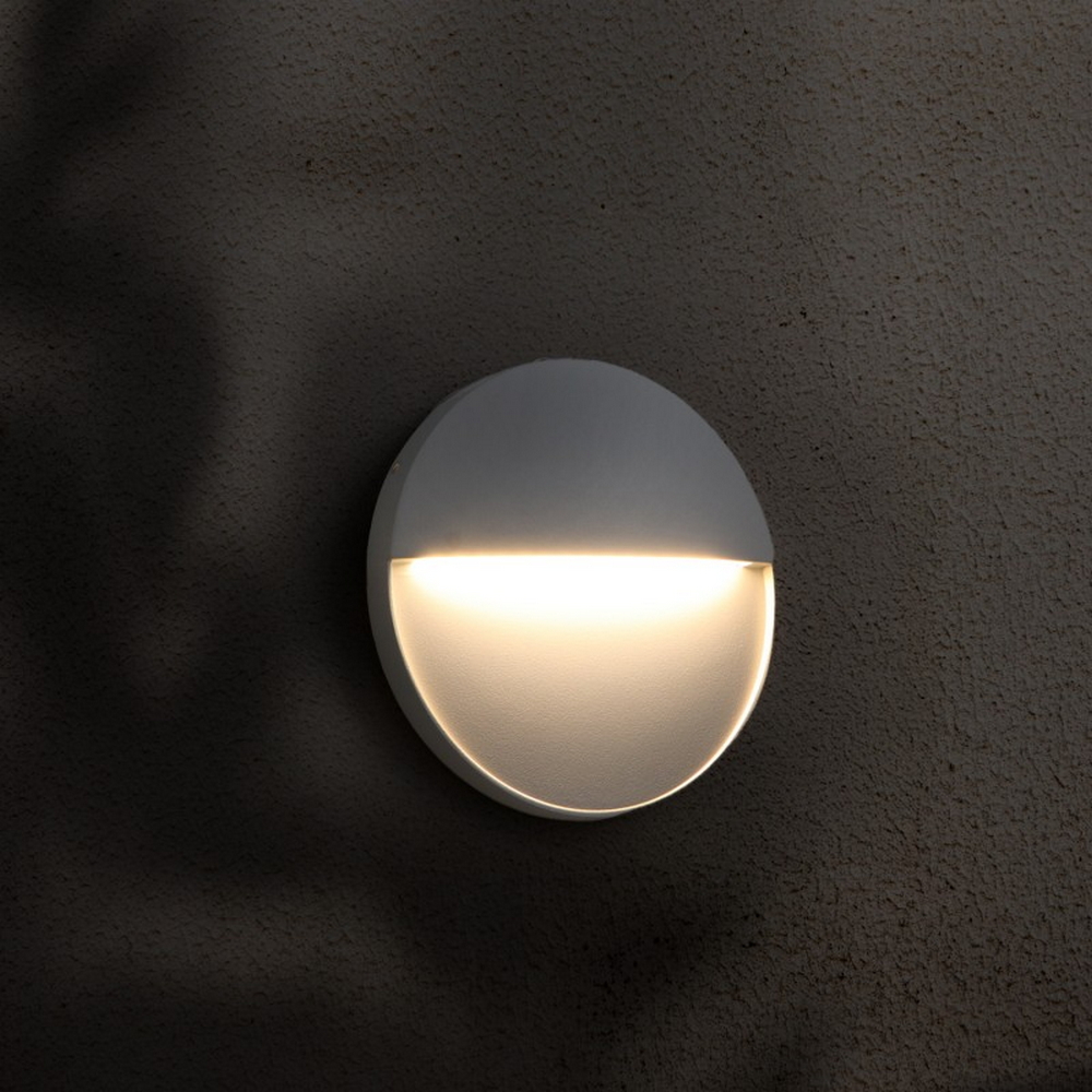Segnapasso Led Tech 3W Bianco a superfice Rotondo IP54 CCT temperatura colore regolabile iSG Lighting - Foto 3