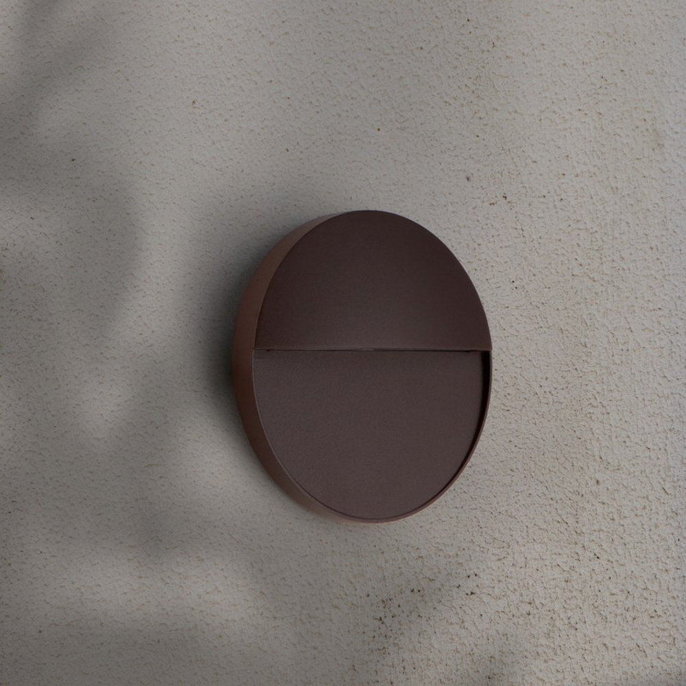 Segnapasso Led Tech 3W Marrone a superfice Rotondo IP54 CCT temperatura colore regolabile iSG Lighting - Foto 2