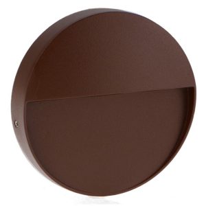 Foto principale Segnapasso Led Tech 3W Marrone a superfice Rotondo IP54 CCT temperatura colore regolabile iSG Lighting