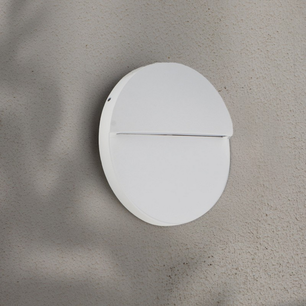 Segnapasso Led Tech 6W Bianco a superfice Rotondo IP54 CCT temperatura colore regolabile iSG Lighting - Foto 2