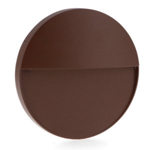 Foto principale Segnapasso Led Tech 6W Marrone a superfice Rotondo IP54 CCT temperatura colore regolabile iSG Lighting
