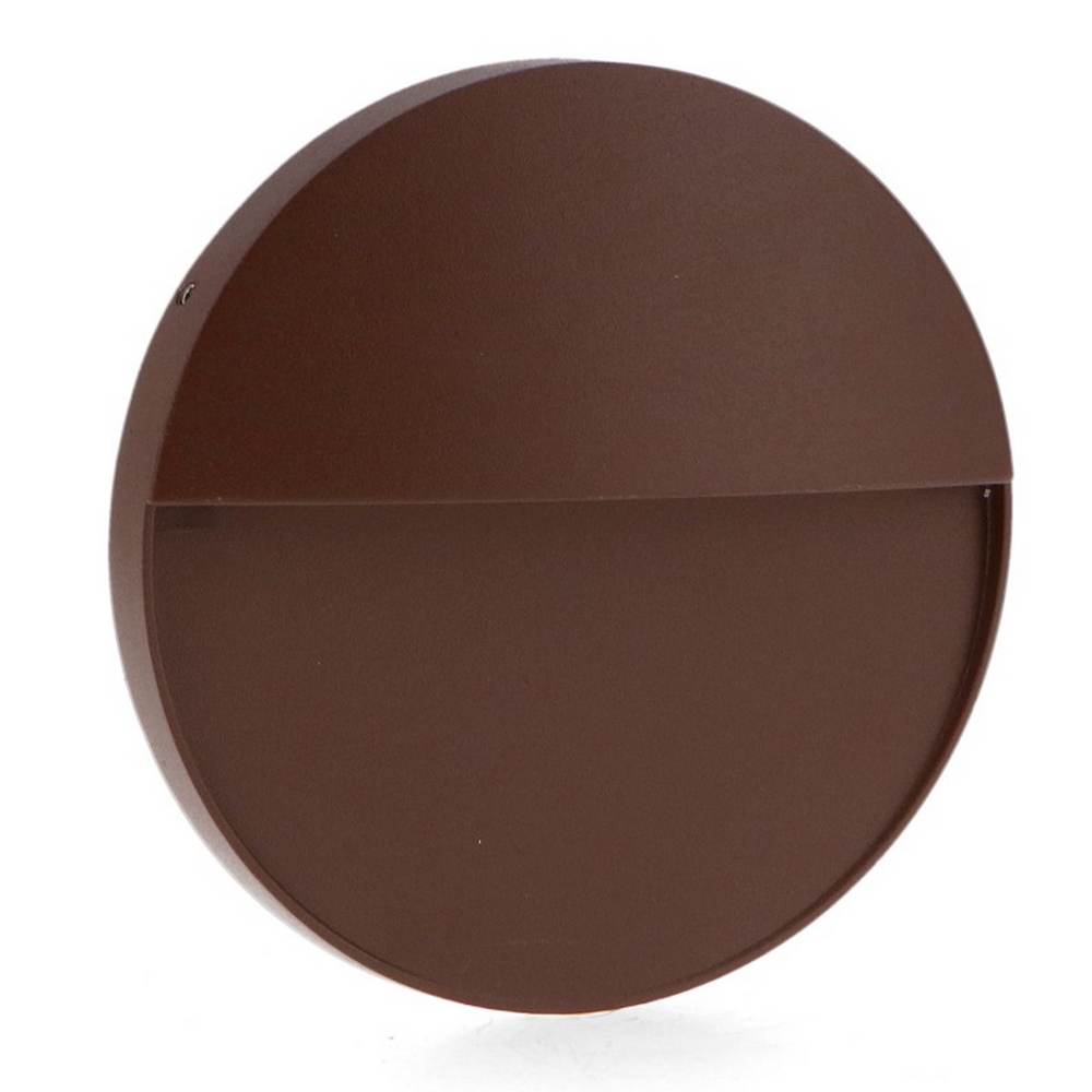 Foto principale Segnapasso Led Tech 6W Marrone a superfice Rotondo IP54 CCT temperatura colore regolabile iSG Lighting
