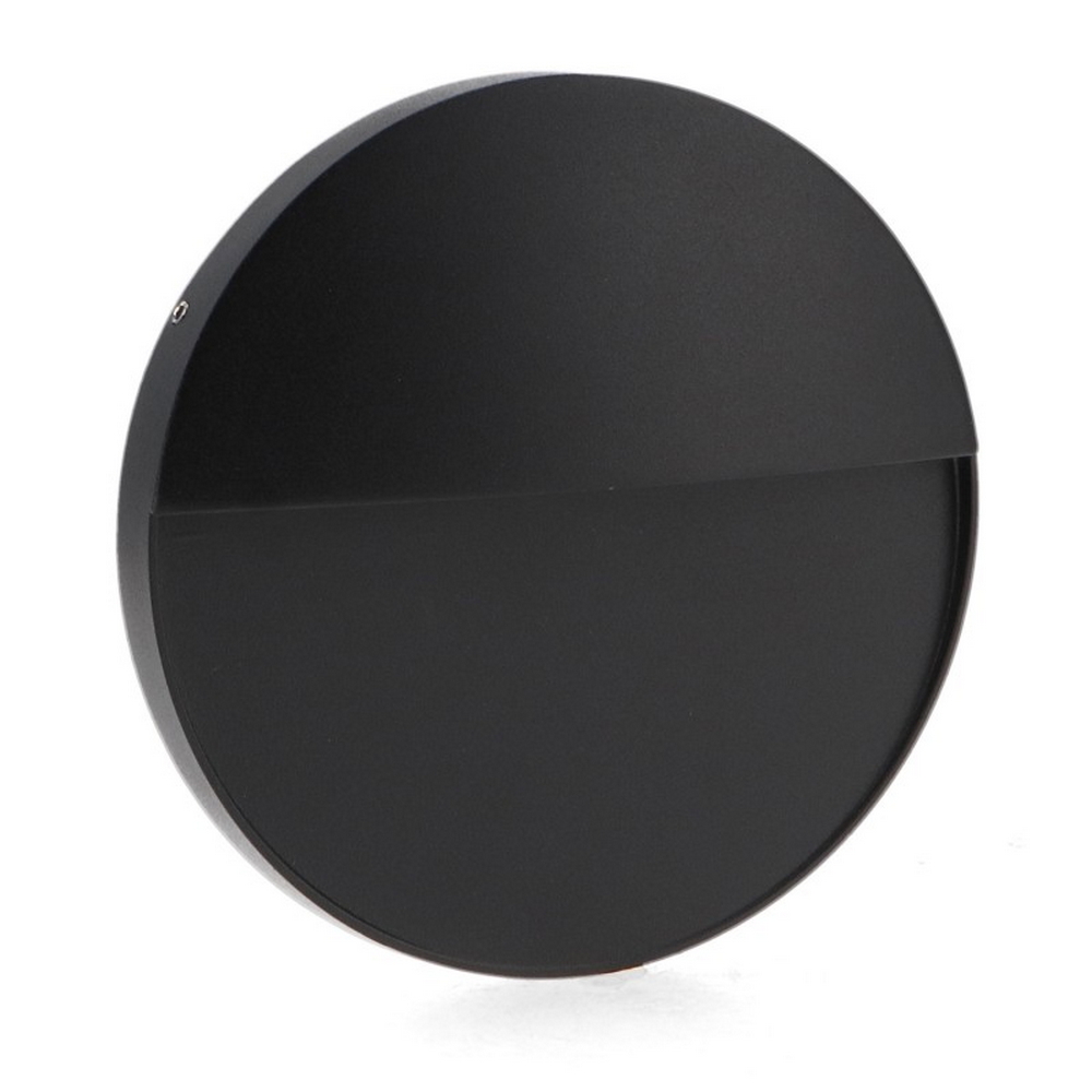 Foto principale Segnapasso Led Tech 6W Nero a superfice Rotondo IP54 CCT temperatura colore regolabile iSG Lighting