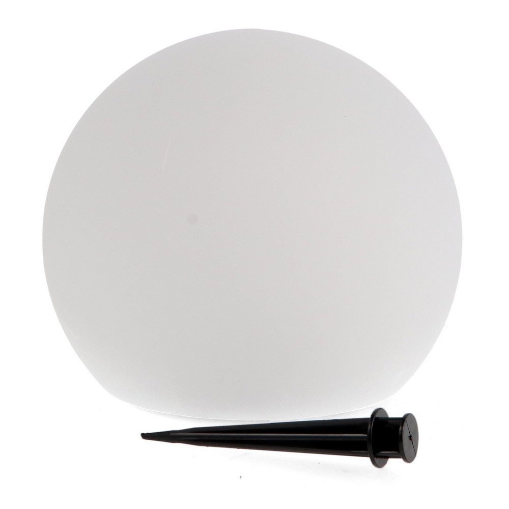 Sfera Led Ball luminosa decorativa da giardino 1W Bianca con pannello solare 250×250 mm IP44 Bianco caldo 3000K M mimotec - Foto 2