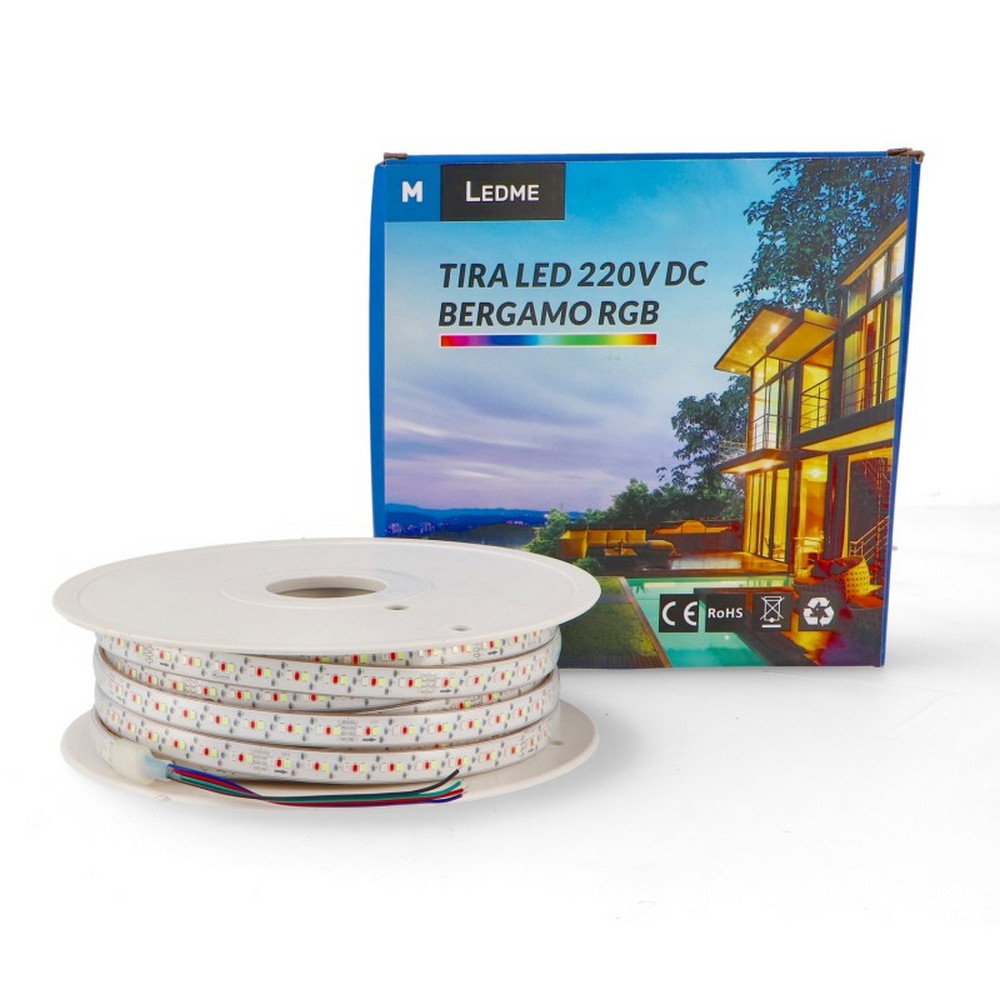 Striscia Led 220V 325W 13W/m Bobina 25 metri IP65 RGB Bergamo M LEDME - Foto 2