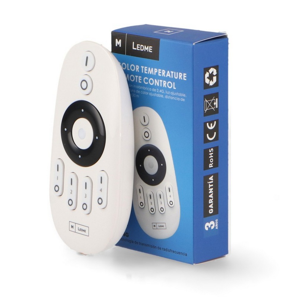 Telecomando RF striscia Led monocolore + CCT 4 zone dimmer 12-24V M LEDME - Foto 2