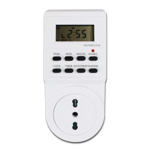 Foto principale Timer Digitale Settimanale con display per regolazione al minuto spina da 16A