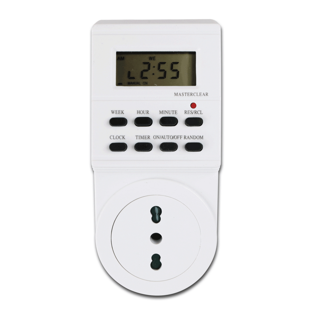 Foto principale Timer Digitale Settimanale con display per regolazione al minuto spina da 16A