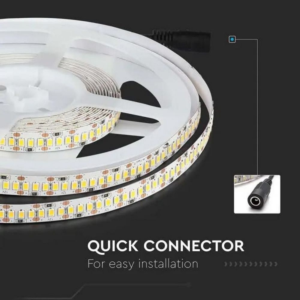 Striscia Led 12V 85W SMD 5 metri IP20 Bianco caldo 3000K V-TAC - Foto 2
