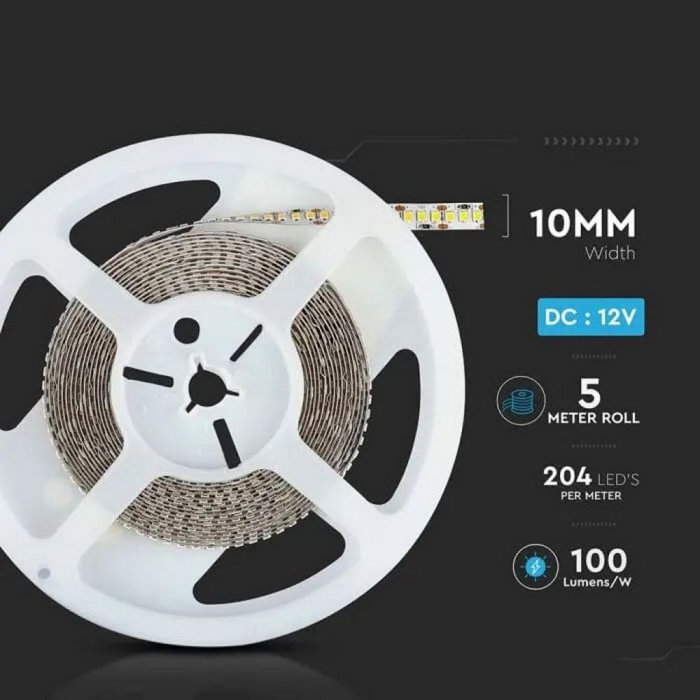Striscia Led 12V 85W SMD 5 metri IP20 Bianco caldo 3000K V-TAC - Foto 3