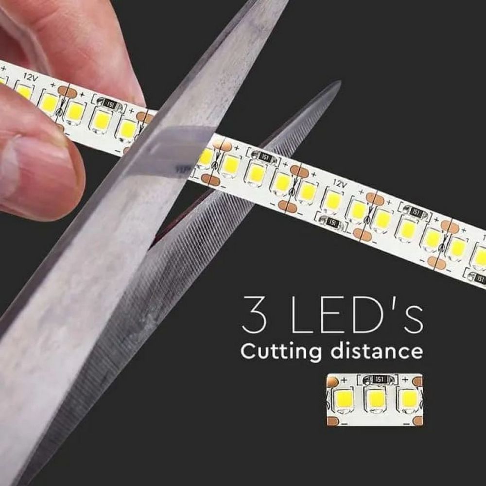 Striscia Led 12V 85W SMD 5 metri IP20 Bianco neutro 4000K V-TAC - Foto 4