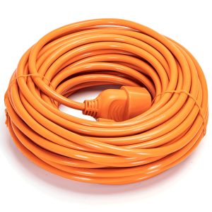 Foto principale Cavo prolunga elettrico da 20m – Spina 16A 2P+T e Presa Schuko+Bipasso 16A 2P+T Arancione Aigostar
