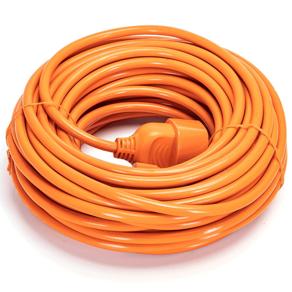 Foto principale Cavo prolunga elettrico da 20m – Spina 16A 2P+T e Presa Schuko+Bipasso 16A 2P+T Arancione Aigostar