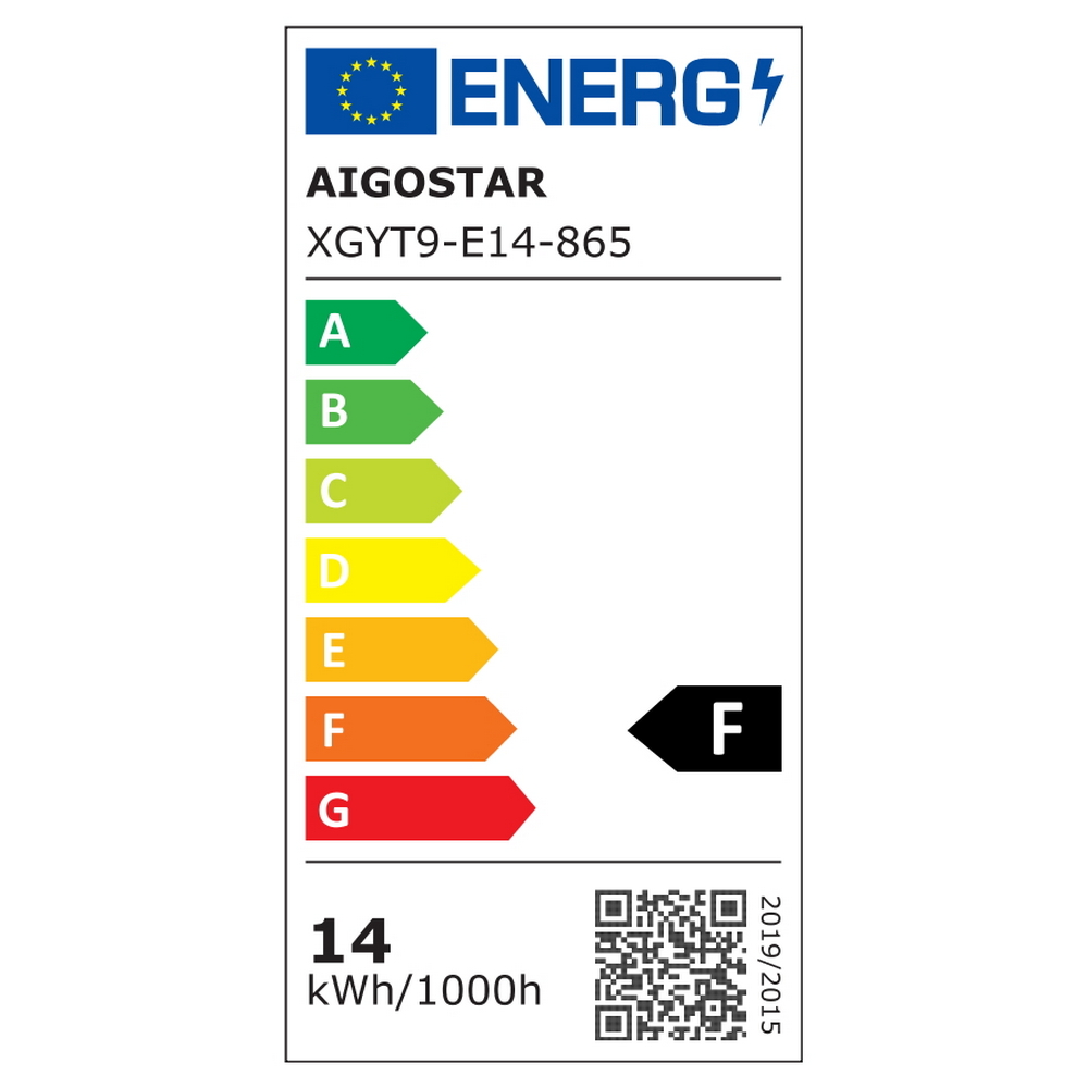 Circolina Led G10Q T9 22cm da 14W in plastica Bianco freddo 6500K Aigostar - Foto 6