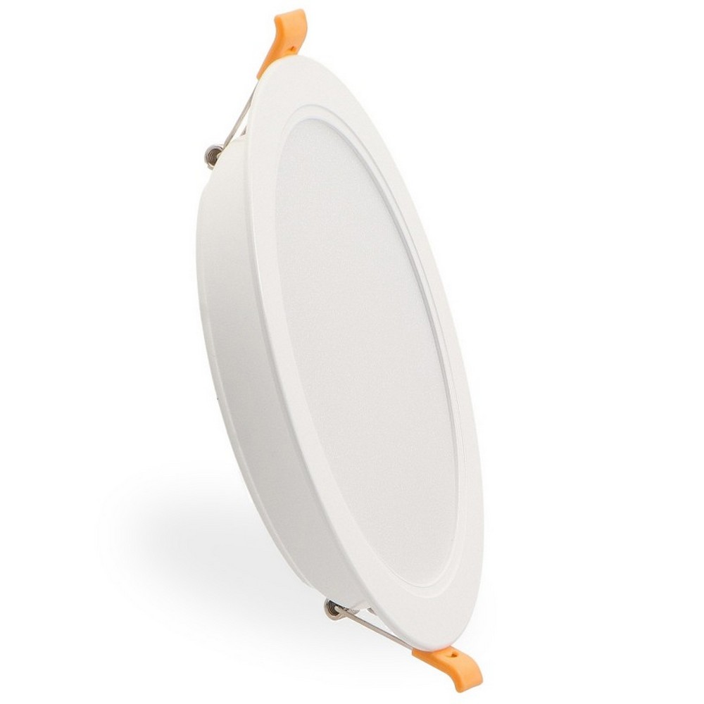 Foto principale Faretto Led da incasso Advance 24W Rotondo Cornice bianca Apertura 120 gradi CCT temperatura colore regolabile M LEDME