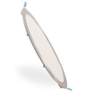 Foto principale Faretto Led da incasso Nickel 25W Rotondo Cornice argento Apertura 120 gradi CCT temperatura colore regolabile M LEDME