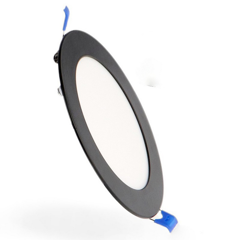 Foto principale Faretto Led da incasso Slim 9W Rotondo Cornice nera Apertura 120 gradi CCT temperatura colore regolabile M LEDME