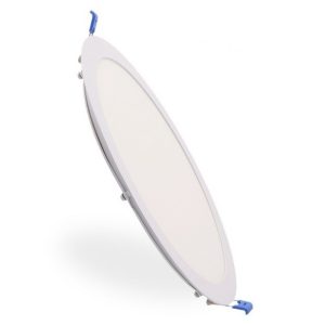 Foto principale Faretto Led da incasso Slim Serie Pro 25W Rotondo Cornice bianca Apertura 120 gradi CCT temperatura colore regolabile iSG Lighting