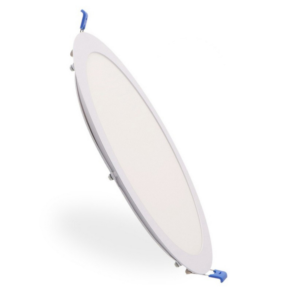 Foto principale Faretto Led da incasso Slim Serie Pro 25W Rotondo Cornice bianca Apertura 120 gradi CCT temperatura colore regolabile iSG Lighting