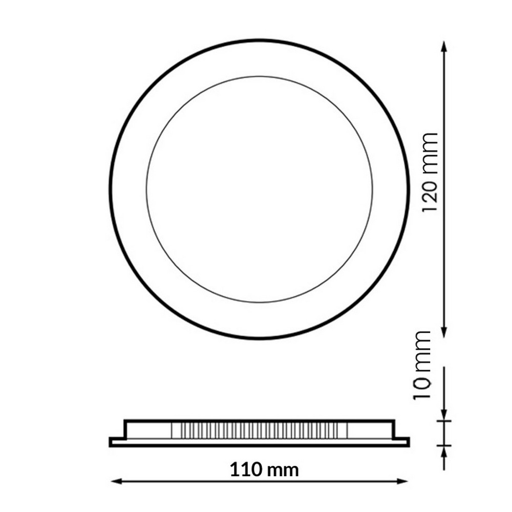 Faretto Led da incasso Slim Serie Pro 6W Rotondo Cornice bianca Apertura 120 gradi CCT temperatura colore regolabile iSG Lighting - Foto 1