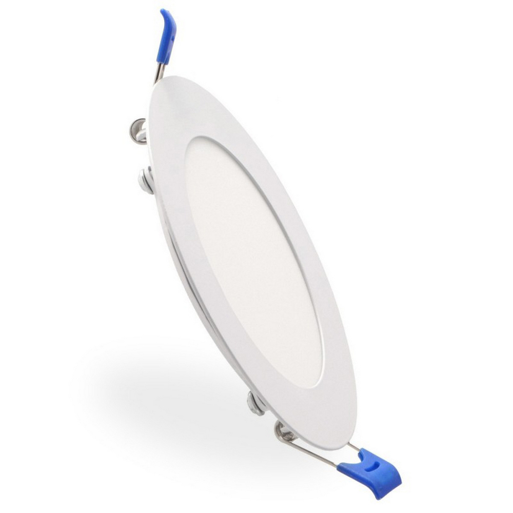 Foto principale Faretto Led da incasso Slim Serie Pro 6W Rotondo Cornice bianca Apertura 120 gradi CCT temperatura colore regolabile iSG Lighting