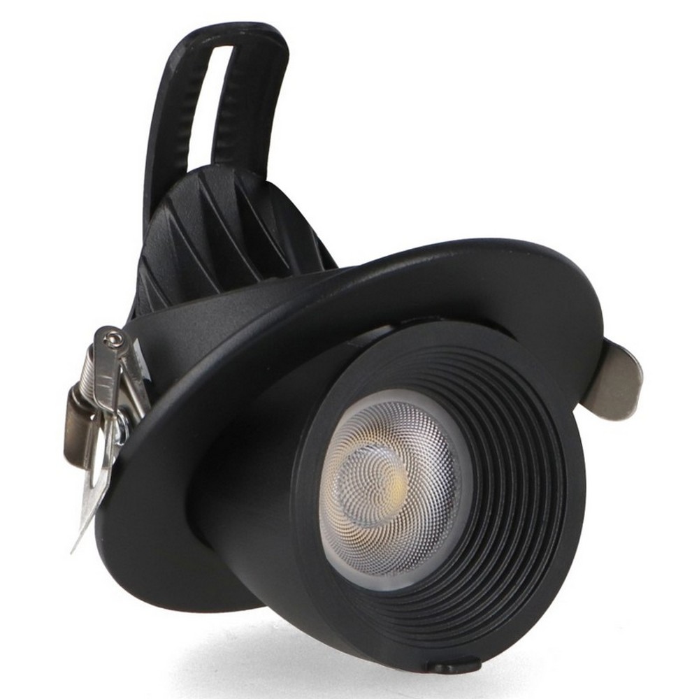 Foto principale Faretto Led da incasso Track 10W Rotondo Orientabile Cornice nera Apertura 36 gradi CCT temperatura colore regolabile iSG Lighting