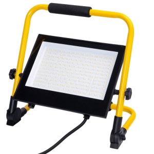 Foto principale Faro Led da lavoro portatile 100W Nero e giallo IP65 Bianco freddo 6500K Aigostar