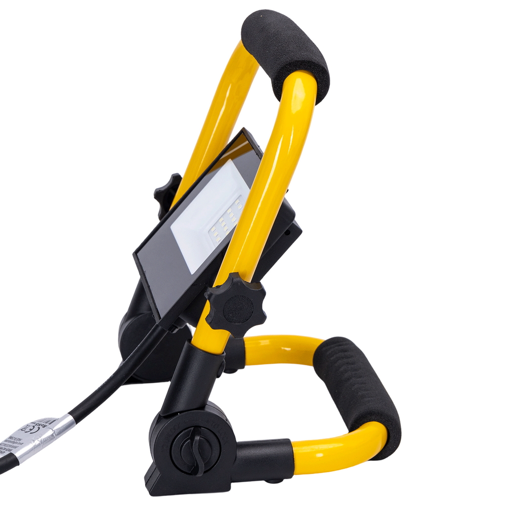 Faro Led da lavoro portatile 20W Nero e giallo IP65 Bianco freddo 6500K Aigostar - Foto 2