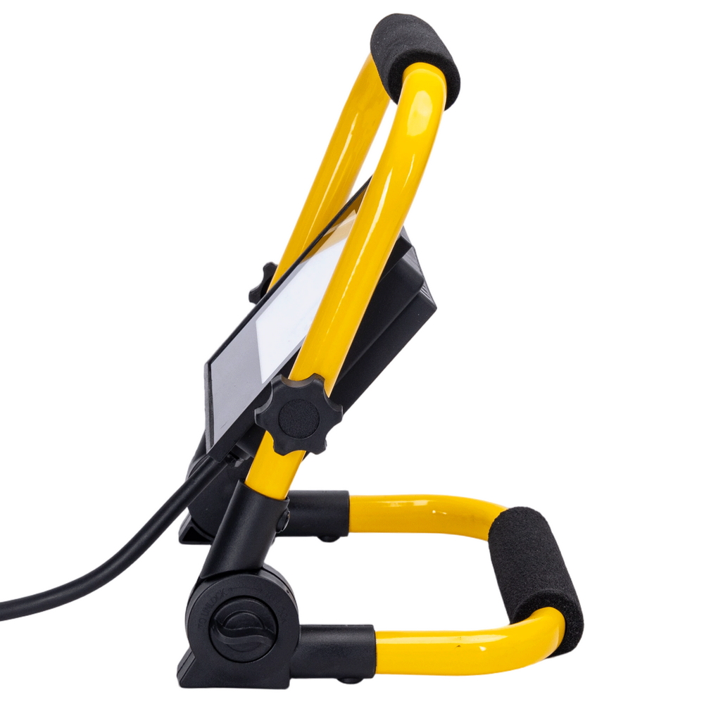 Faro Led da lavoro portatile 30W Nero e giallo IP65 Bianco freddo 6500K Aigostar - Foto 2