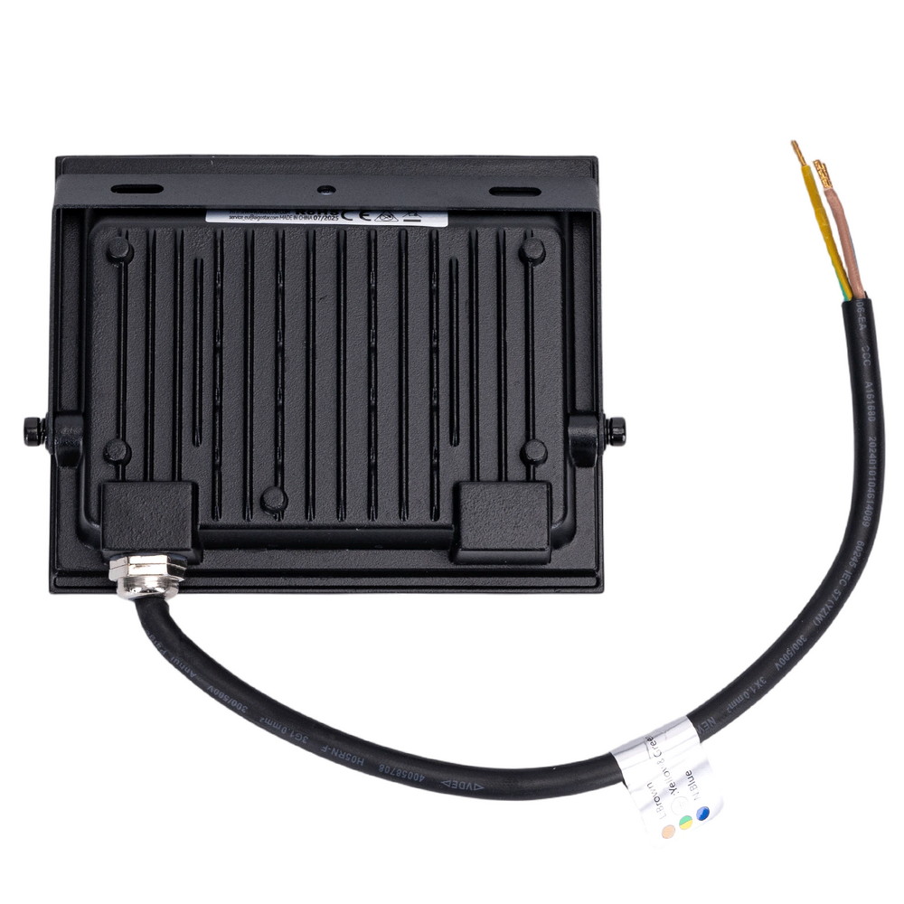 Faro proiettore Led Seven 10W Nero da esterno IP65 RGB luce regolabile e dimmerabile con telecomando Aigostar - Foto 2