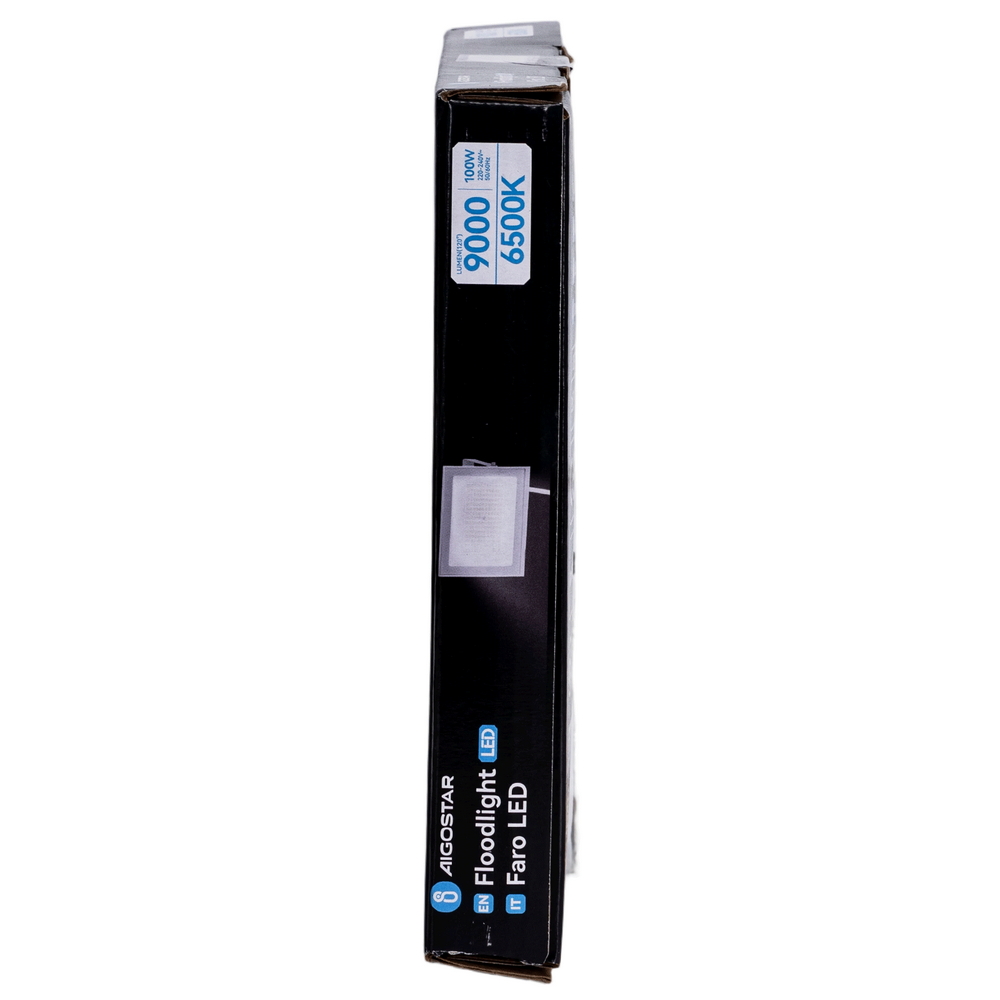 Faro proiettore Led Slim 100W Bianco da esterno IP65 Bianco freddo 6500K Aigostar - Foto 5